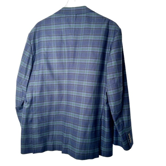 Southern Pines Preppy Equestrian Derby Plaid Jacket Blazer Sportscoat XL - Picture 6 of 8